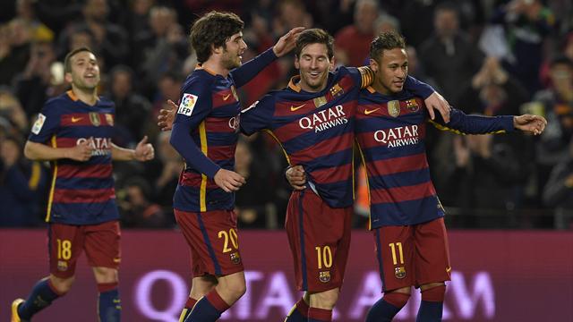 Un quadruplé de Suarez et un triplé de Messi : le Barça s'offre une démonstration de puissance