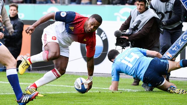 Vakatawa n'a mis que 15 minutes avant d'inscrire son premier essai en Bleu
