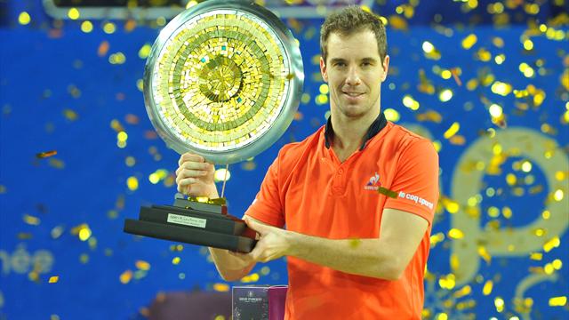 Malgré des abdos douloureux, Gasquet reste le patron à Montpellier