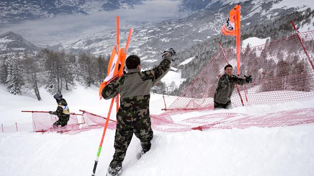 A cause des fortes chutes de neige, la descente dames est repoussée à dimanche