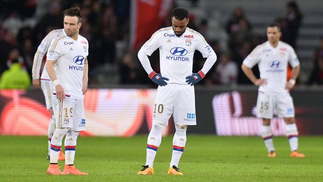 Grenier, Lacazette, Valbuena, Jallet : les cadres lyonnais ont failli à Lille