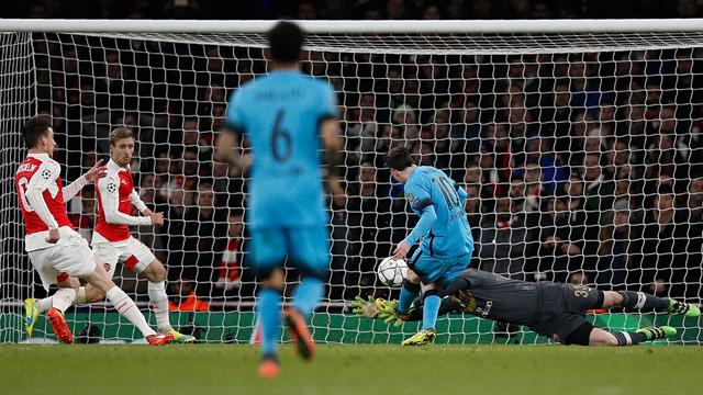 Encore une fois, Messi a eu la peau d’Arsenal