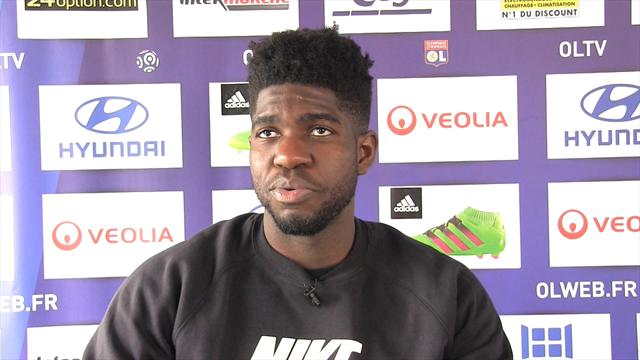Umtiti : "Ibrahimovic ? Il faut lui rentrer dedans" Umtiti : "Ibrahimovic ? Il faut lui rentrer dedans"
