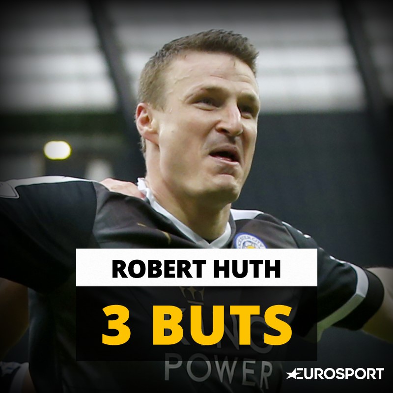Infographie Robert Huth (Leicester)