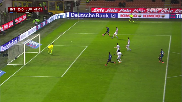 Perisic rapproche l’Inter de l’exploit : le but du 2-0