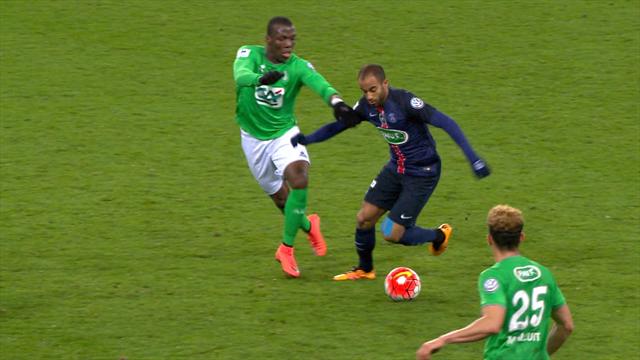 Un slalom spécial de Lucas et une cerise sur le gâteau pour le PSG Un slalom spécial de Lucas et une cerise sur le gâteau pour le PSG