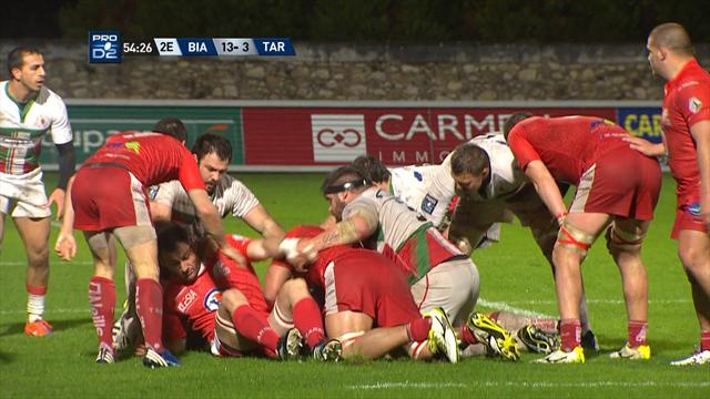 Le résumé de Biarritz – Tarbes en vidéo