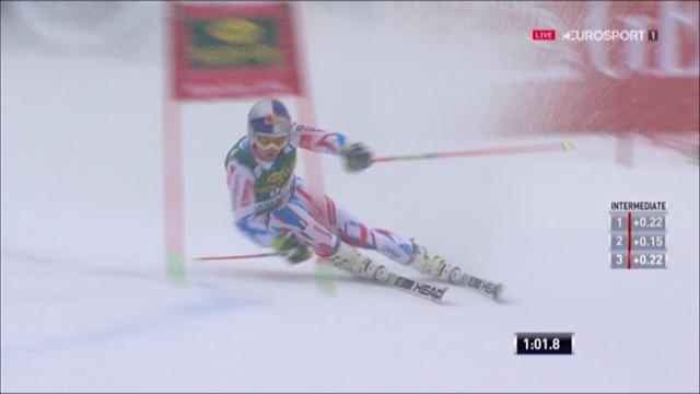 La première manche de Pinturault, dans le coup pour la victoire La première manche de Pinturault, dans le coup pour la victoire