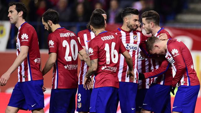 Porté par un nouveau but de Griezmann, l’Atlético enchaîne