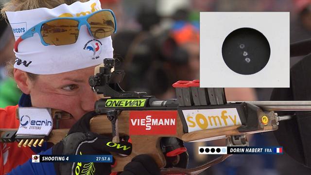 Avec son 20/20 au tir, Dorin-Habert a écœuré la concurrence : sa course victorieuse en vidéo Avec son 20/20 au tir, Dorin-Habert a écœuré la concurrence : sa course victorieuse en vidéo