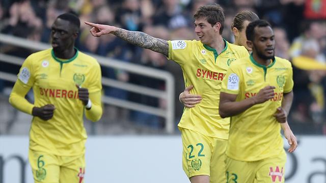 Un doublé de Sala et Nantes se relance dans la course à l'Europe