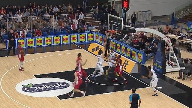 Trento beat Milan 83-73 in quarter-final first leg Trento beat Milan 83-73 in quarter-final first leg