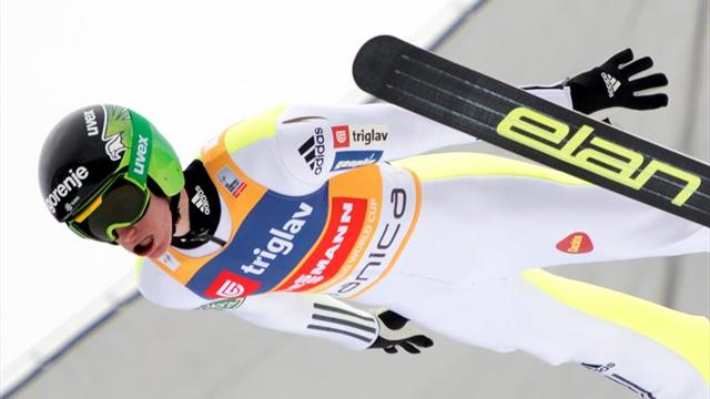 Peter Prevc gana el primer día en Planica y bate dos récords