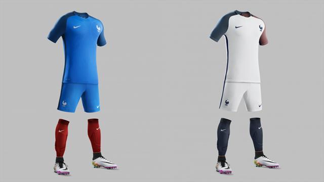 Découvrez les nouveaux maillots des Bleus