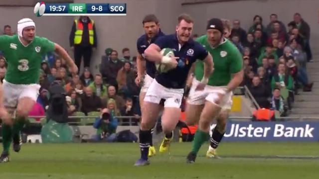 Lancé à pleine vitesse, Hogg a laissé les Irlandais sur place