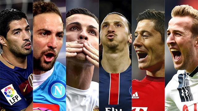 Ronaldo, Suarez, Ibrahimovic… Votez pour le meilleur buteur d’Europe