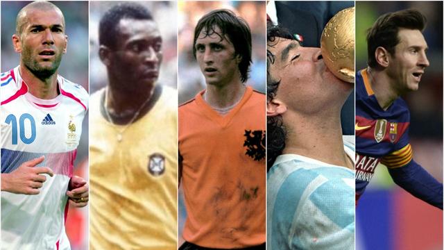 Pour vous, Johan Cruyff est devant Pelé et Messi... mais derrière Zidane