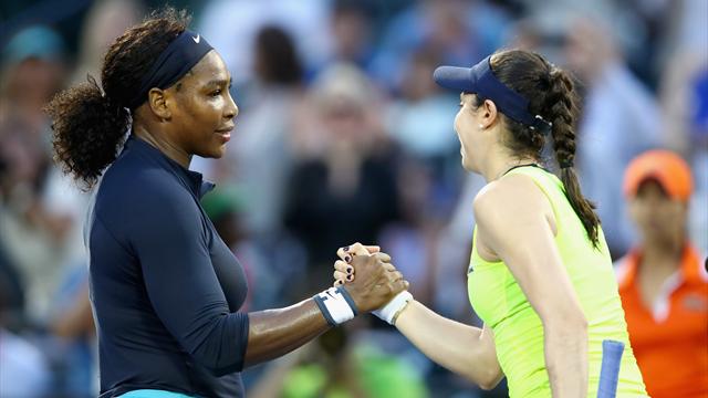 Serena se fait peur pour son entrée en lice, Garcia s'offre Petkovic