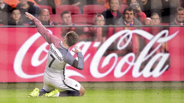 Du coup franc de Griezmann au coup de patte de Matuidi : les buts des Bleus en vidéo