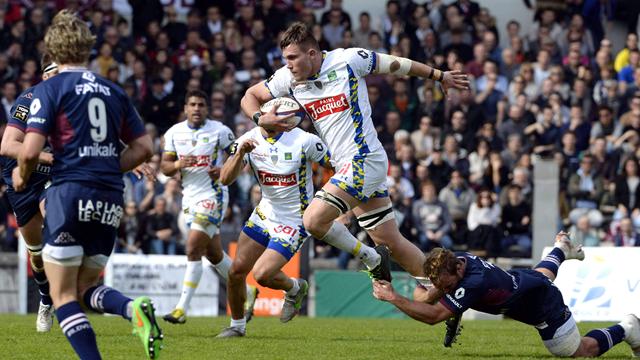 Clermont l'emporte à Bordeaux (19-24)