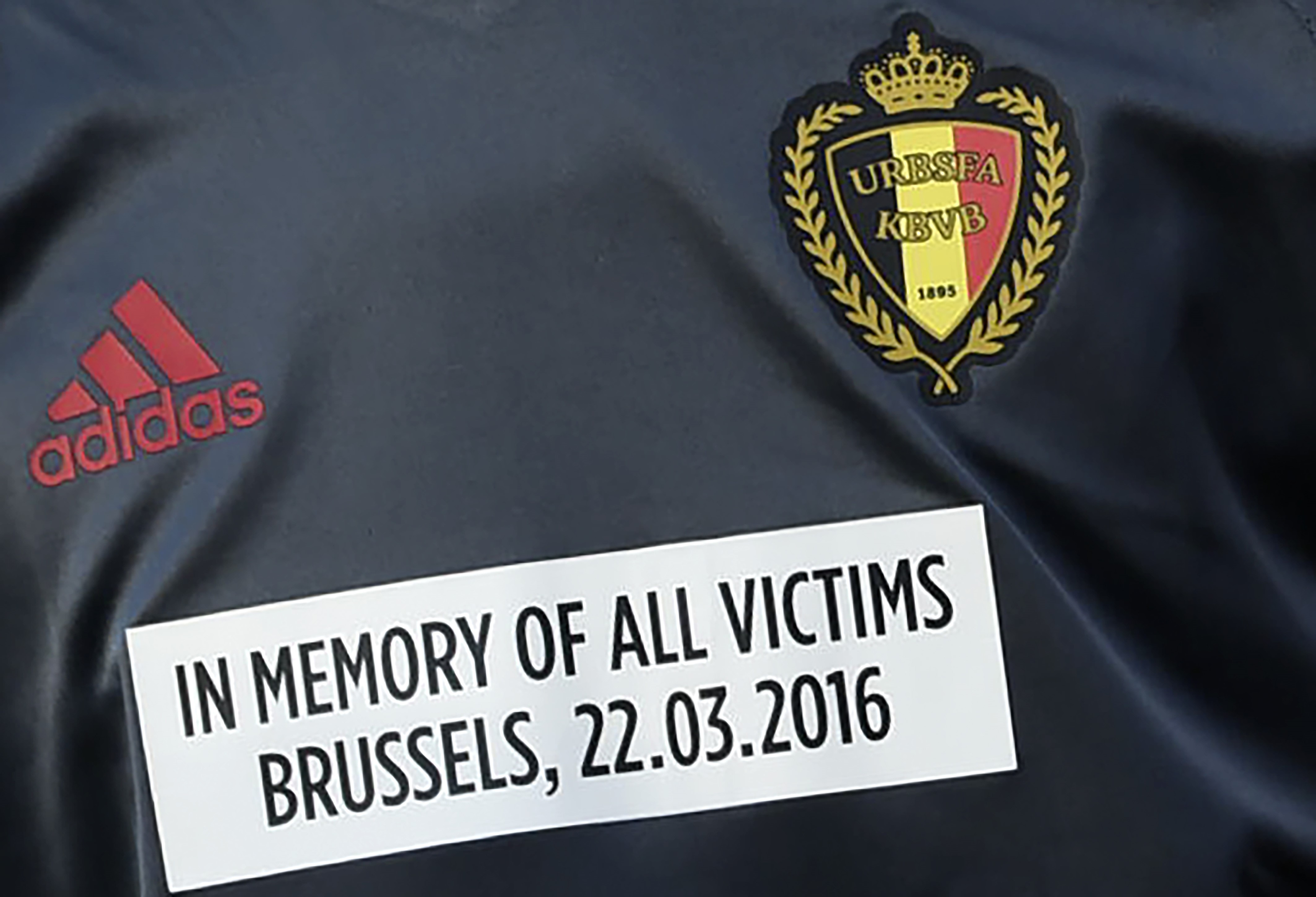 Le maillot hommage de la Belgique
