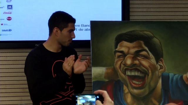 Suarez ému aux larmes pendant un événement caritatif