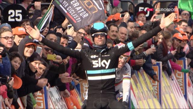Watch Wout Poels’ thrilling sprint to victory Watch Wout Poels’ thrilling sprint to victory