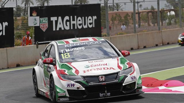 El portugués Tiago Monteiro consigue la "pole" en casa