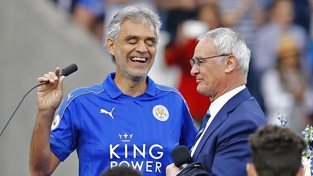 Leicester a fêté ses héros et Andrea Bocelli a illuminé l’avant-match