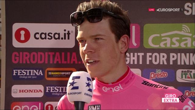 Jungels: It's 'very, very special' to be leading Giro Jungels: It's 'very, very special' to be leading Giro