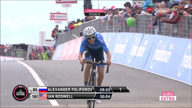 Highlights: Foliforov edges victory in Stage 15 time trial Highlights: Foliforov edges victory in Stage 15 time trial