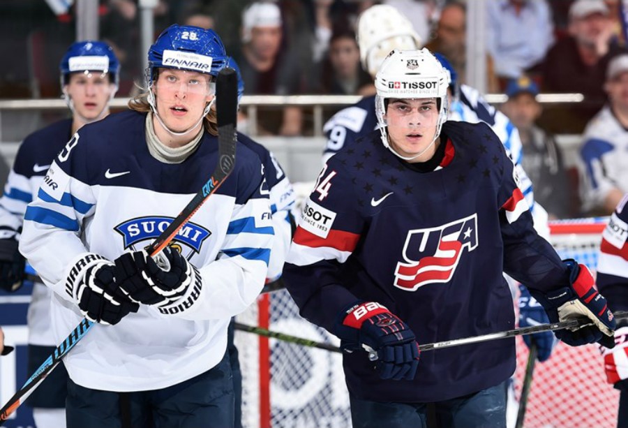 Патрик Лайне (Финляндия) и Остон Мэттьюс (США) – iihfworlds2016.com
