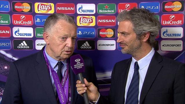 Aux anges, Aulas félicite ses joueuses et… éteint la polémique Deschamps