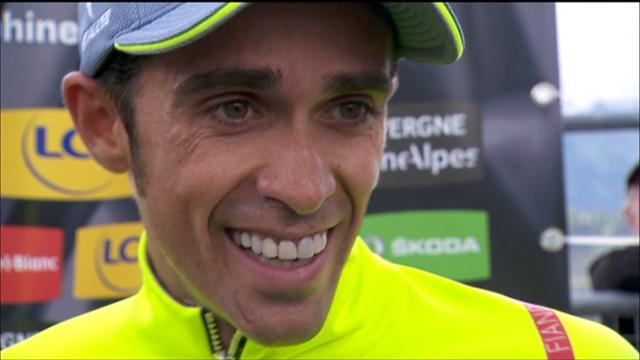 Alberto Contador happy with prologue success Alberto Contador happy with prologue success