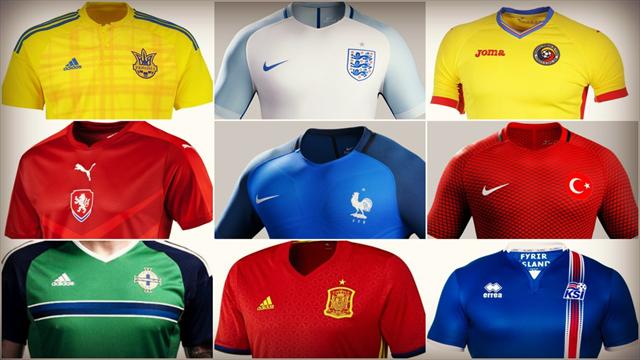 Votez pour le plus beau maillot de l’Euro 2016