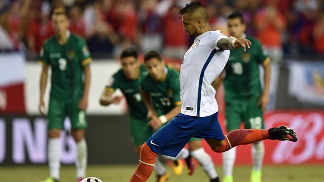 Vidal a délivré le Chili in extremis (avec l’aide de l’arbitre)