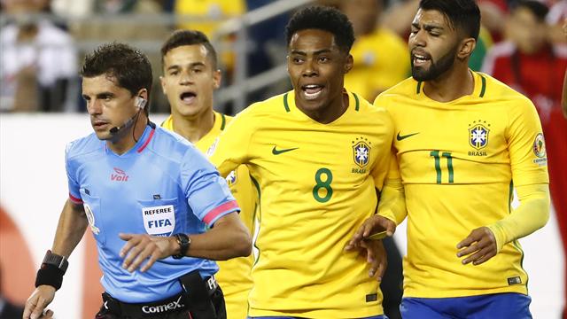 Brazil knocked out of Copa America at group stage by Peru's handball goal