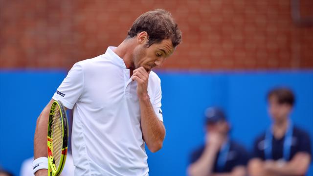 Gasquet sorti d’entrée au Queen’s, plutôt inquiétant à deux semaines de Wimbledon