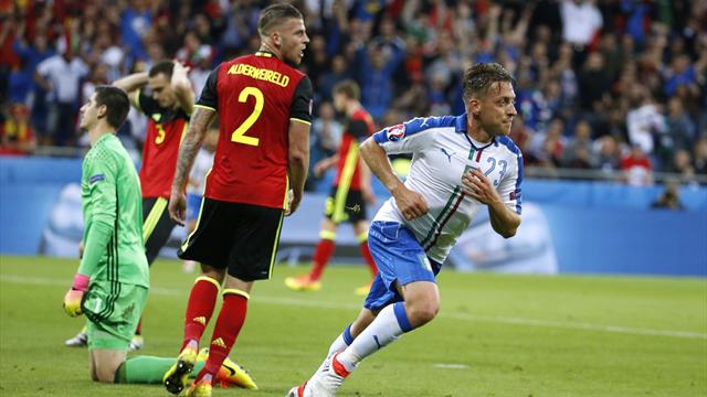 Solide et disciplinée, l’Italie a maté la Belgique