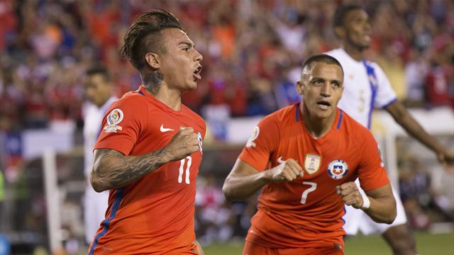 Holders Chile join group winners Argentina in Copa America Centenario knock-out stage