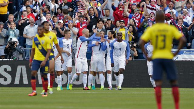 Les Etats-Unis battent l’Equateur et s’offrent une demie à domicile