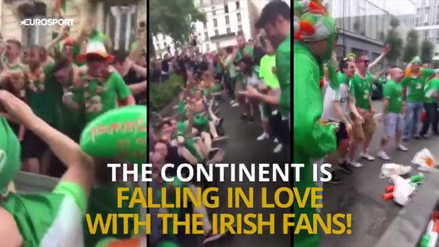 Why everyone's falling in love with Ireland's fans at Euro 2016 Why everyone's falling in love with Ireland's fans at Euro 2016