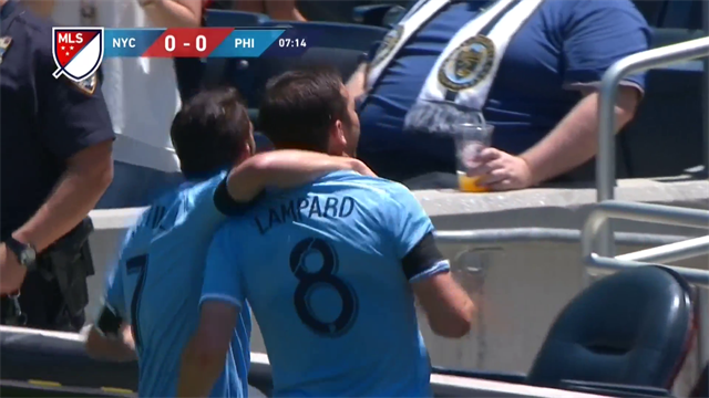 Pour sa première comme titulaire, Lampard n’a mis que sept minutes pour ouvrir son compteur