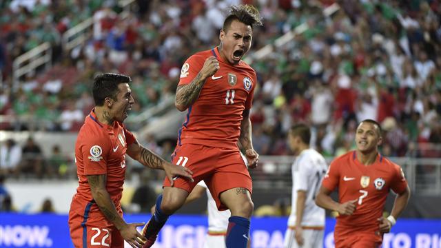 Vargas s’offre un quadruplé et le Chili humilie le Mexique