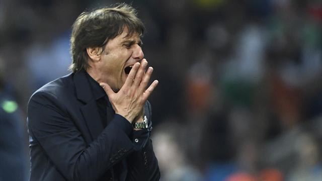 La folle célébration de Conte sur le but de Pellè