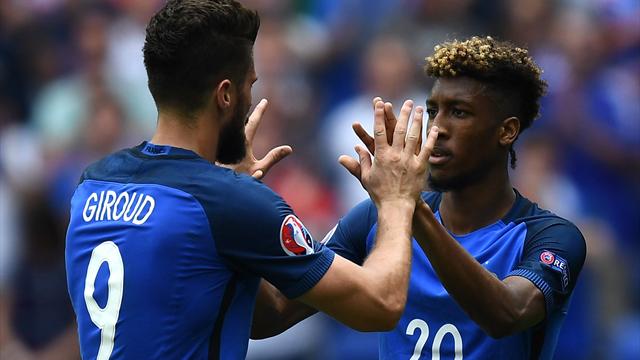 Coman à droite, Giroud en pointe : composition sans surprise pour les Bleus