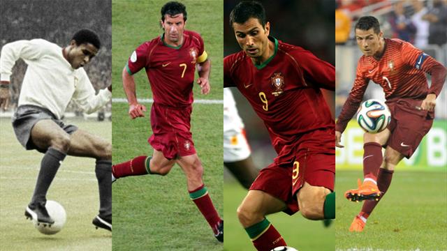 Eusebio, Figo, Pauleta, Ronaldo… Les 10 plus grands joueurs de l’histoire du Portugal