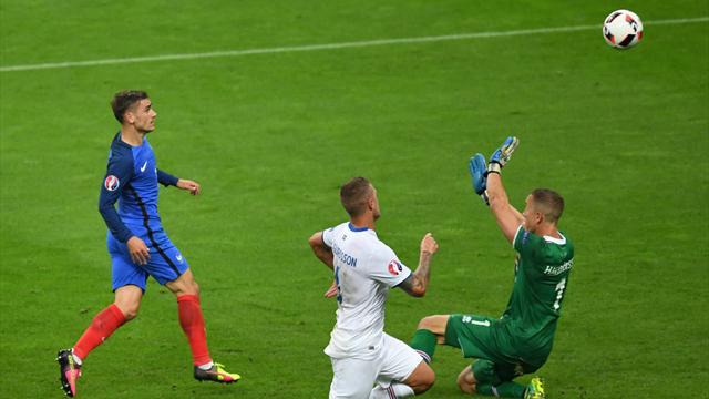 Griezmann a fait parler son talent pour inscrire le 4e but d’une belle balle piquée