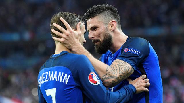 Les notes : Griezmann-Giroud, quel régal