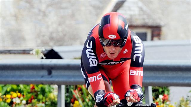 Inflatable arch collapses over rider in Tour de France Inflatable arch collapses over rider in Tour de France